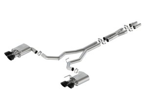 Ford Mustang Performance Exhaust - Ford Racing - Extreme Active Cat-Back, Dark Horse, 304 Stainless Steel - Black - 2024+ Ford Mustang Performance Exhaust - Ford Racing - Extreme Active Cat-Back, Dark Horse, 304 Stainless Steel - Black - 2024+
